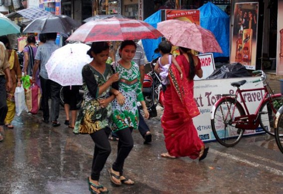Heavy rainfall warning in Tripura ahead of Durga Puja